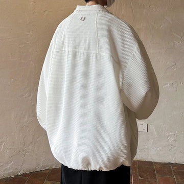 AIDASE  -  Trend Men Sweatshirt  Metal Zipper Decoration Long Sleeve Stand Collar Solid Color Male Jacket Coats 2025 New Tide 21E6616 aidase-shop